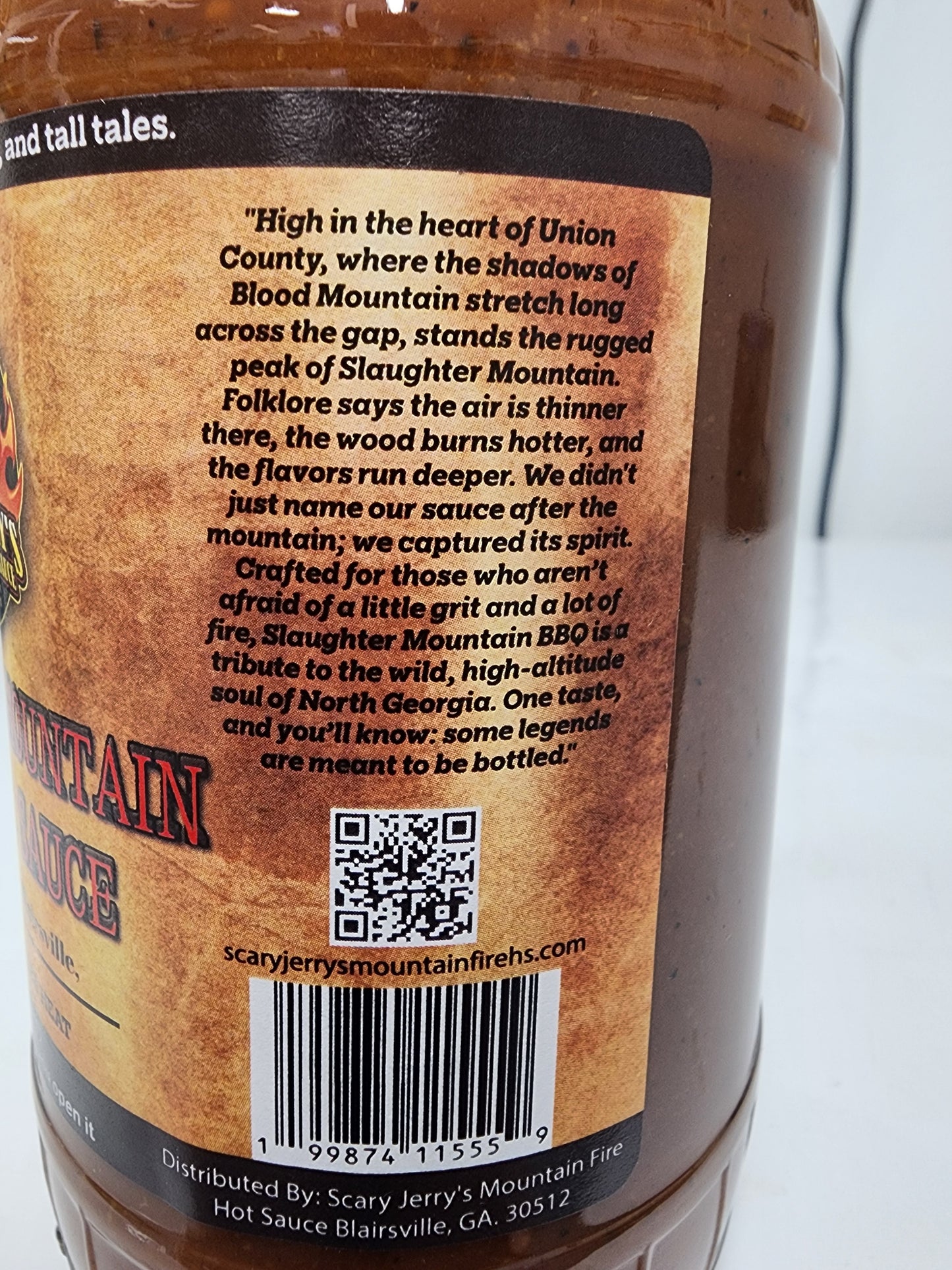 Slaughter Mountain Spicy BBQ Sauce