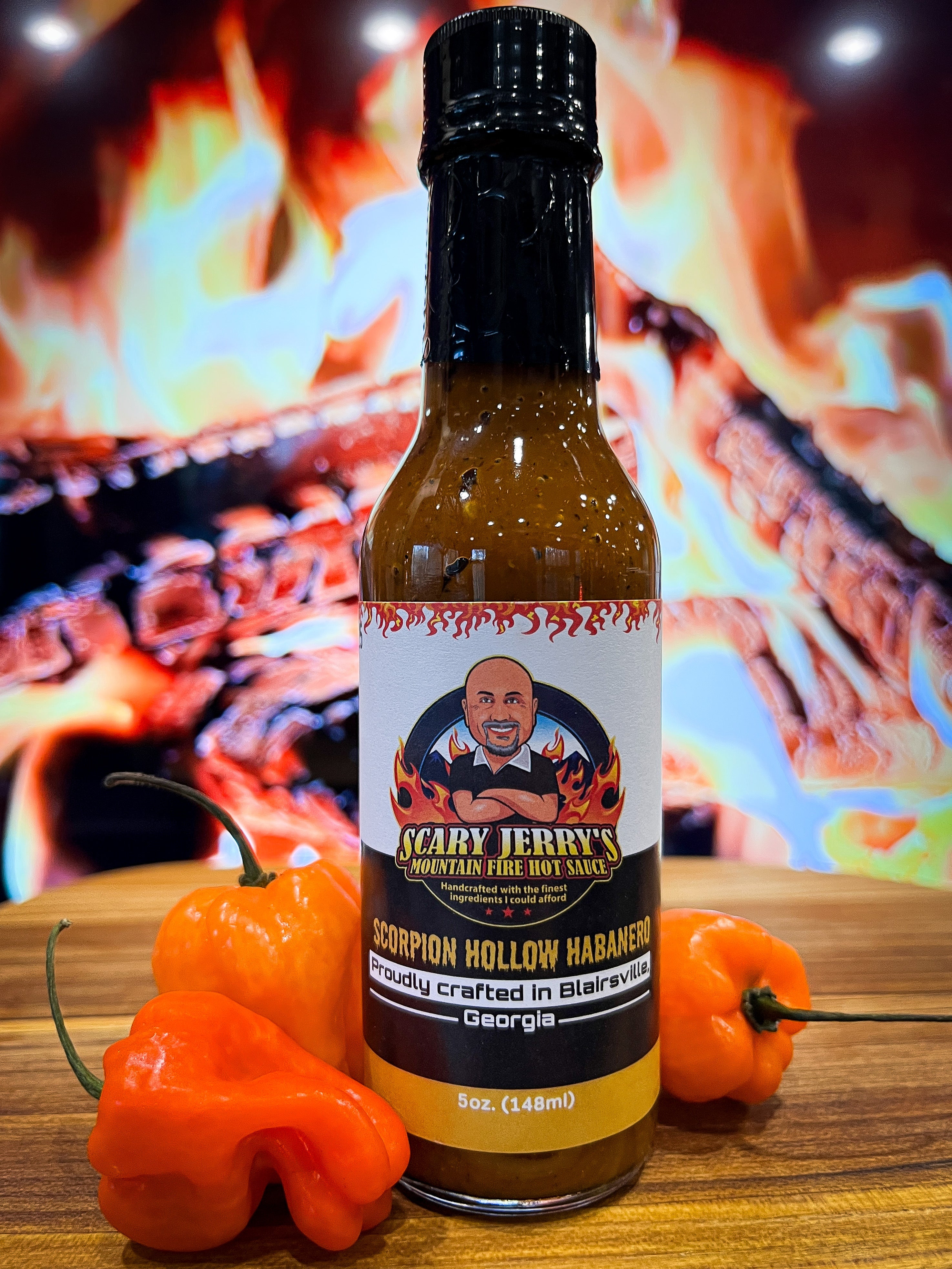 Scorpion Hollow Habanero Hot Sauce – Scary Jerry's Mountain Fire