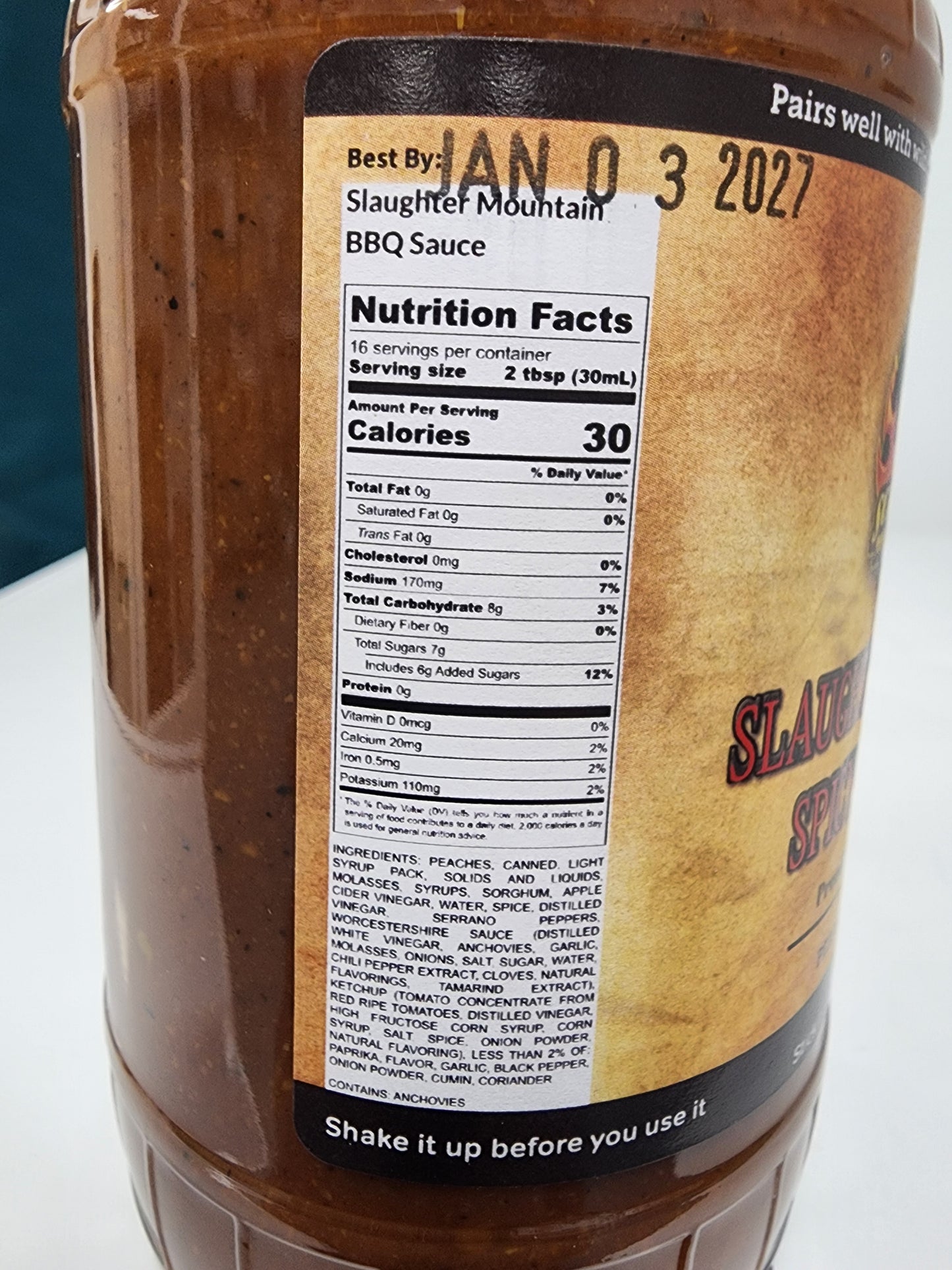 Slaughter Mountain Spicy BBQ Sauce