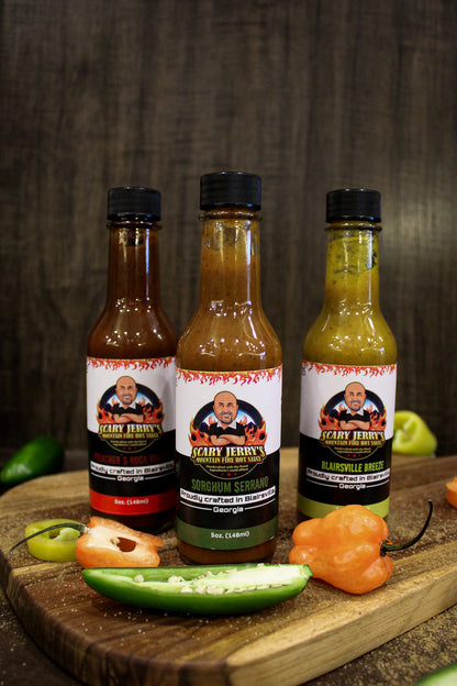 Sorghum Serrano Hot Sauce