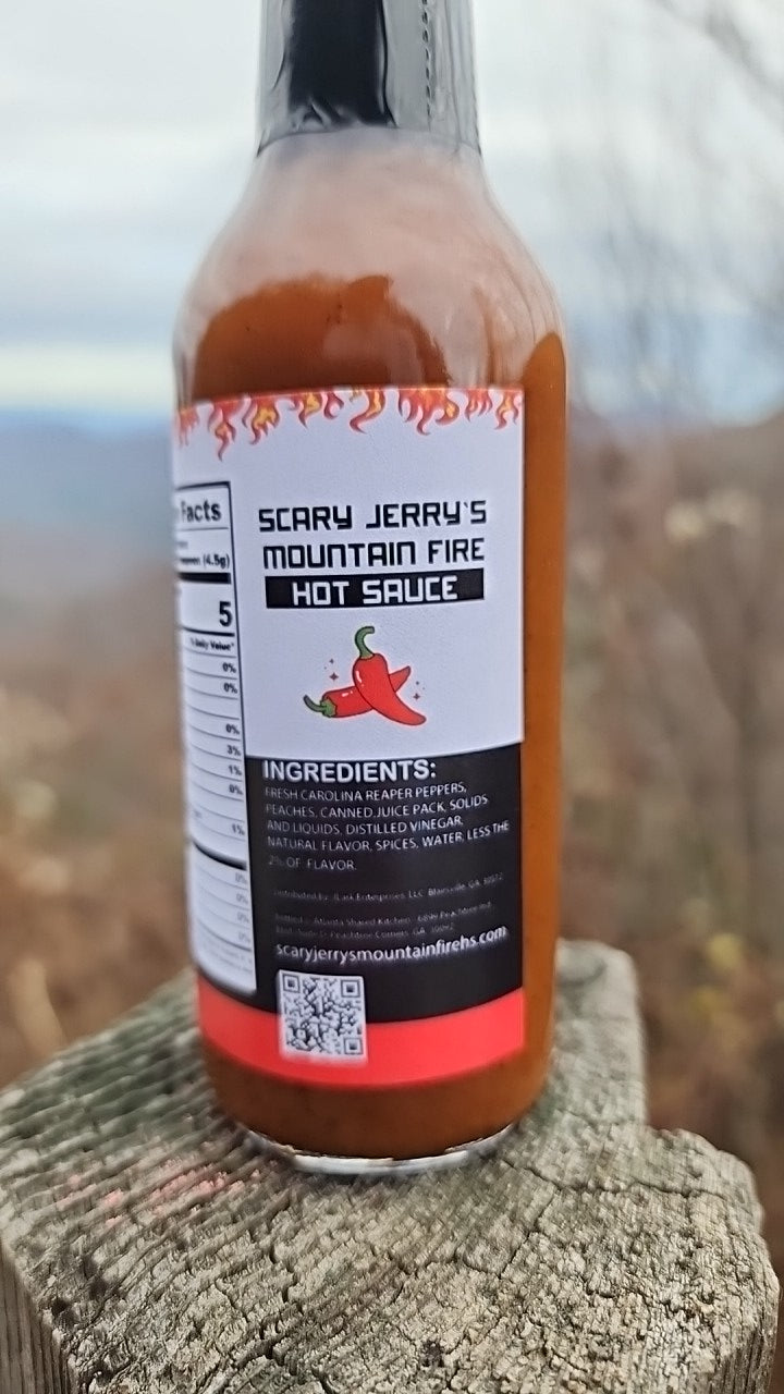 Preacher's Rock Reaper Hot Sauce – Scary Jerry's Mountain Fire Hot
