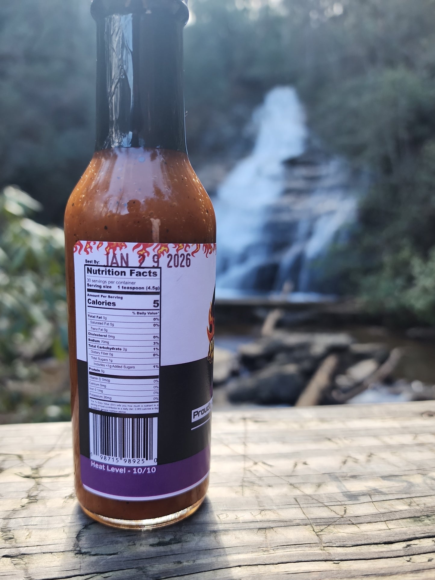 Helton Falls Fire Hot Sauce